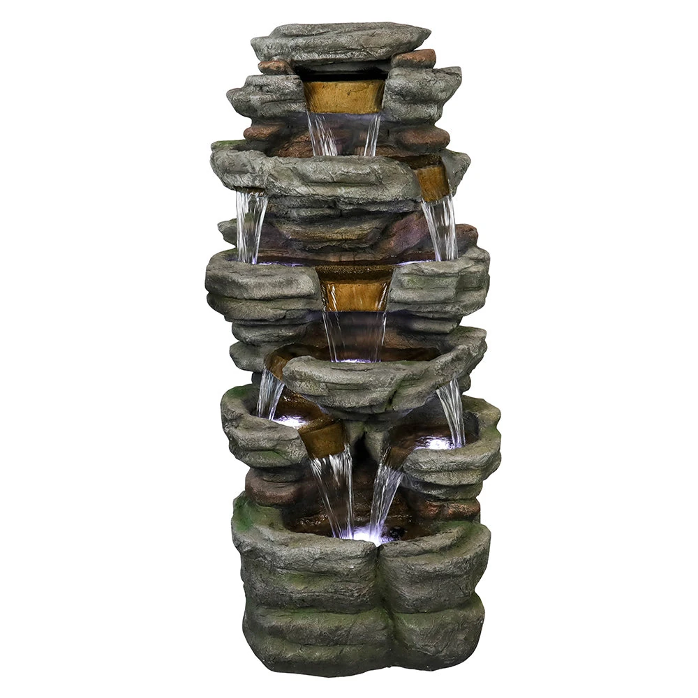 landscape water fountains near me - top rated outdoor water fountains with LED lights 2025